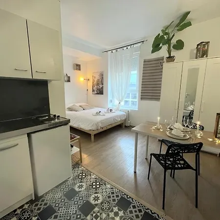 Marguerite6 Cosy & Equipe Proche Centre Lägenhet *