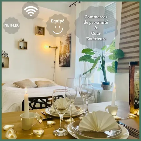 Marguerite6 Cosy & Equipe Proche Centre * Reims